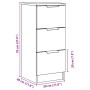 Aparadores 2 uds madera ingeniería roble artisian 30x30x70 cm de , Aparadores - Ref: Foro24-856958, Precio: 121,16 €, Descuen...