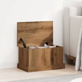 Caja de almacenaje madera ingeniería roble artisan 30x50x28 cm de , Baúles de almacenamiento - Ref: Foro24-857160, Precio: 53...