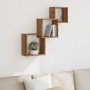 Estante cubos pared madera ingeniería roble artisan 68x15x68 cm de , Estantes y estanterías - Ref: Foro24-855815, Precio: 32,...