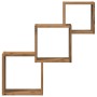 Estante cubos pared madera ingeniería roble artisan 68x15x68 cm de , Estantes y estanterías - Ref: Foro24-855815, Precio: 32,...