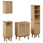 Juego de muebles de baño OTTA 4 pzas madera maciza pino de , Muebles de baño - Ref: Foro24-3307683, Precio: 307,05 €, Descuen...