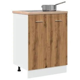 Armario inferior madera ingeniería roble artisan 60x46x81,5 cm de , Armarios de cocina - Ref: Foro24-856075, Precio: 83,55 €,...