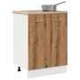 Armario inferior madera ingeniería roble artisan 60x46x81,5 cm de , Armarios de cocina - Ref: Foro24-856075, Precio: 86,31 €,...