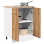 Armario inferior madera ingeniería roble artisan 60x46x81,5 cm de , Armarios de cocina - Ref: Foro24-856075, Precio: 86,31 €,...
