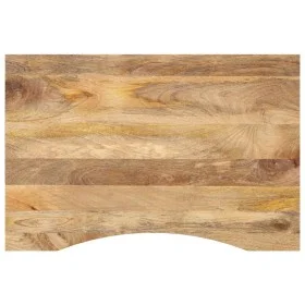 Tablero escritorio con curva madera mango rugosa 100x50x2,5 cm by , Table tops - Ref: Foro24-370194, Price: 59,02 €, Discount: %