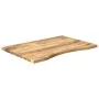 Tablero escritorio con curva madera mango rugosa 100x50x2,5 cm by , Table tops - Ref: Foro24-370194, Price: 59,02 €, Discount: %