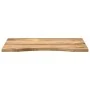 Tablero escritorio con curva madera mango rugosa 100x50x2,5 cm by , Table tops - Ref: Foro24-370194, Price: 59,02 €, Discount: %