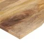 Tablero escritorio con curva madera mango rugosa 100x50x2,5 cm by , Table tops - Ref: Foro24-370194, Price: 59,02 €, Discount: %
