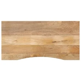 Tablero escritorio con curva madera mango rugosa 120x50x2,5 cm by , Table tops - Ref: Foro24-370196, Price: 74,43 €, Discount: %
