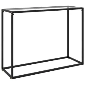 Transparenter Konsolentisch aus gehärtetem Glas, 100 x 35 x 75 cm von vidaXL, Seitentische - Ref: Foro24-322811, Preis: 44,89...