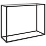 Transparent tempered glass console table 100x35x75 cm by vidaXL, Side tables - Ref: Foro24-322811, Price: 44,89 €, Discount: %