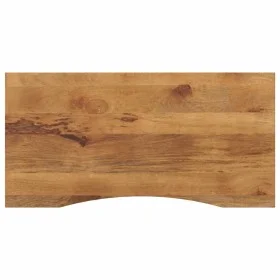 Tablero escritorio con curva madera mango rugosa 110x50x2,5 cm by , Table tops - Ref: Foro24-370210, Price: 64,86 €, Discount: %