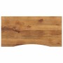 Tablero escritorio con curva madera mango rugosa 110x50x2,5 cm de , Tableros para mesas - Ref: Foro24-370210, Precio: 58,66 €...
