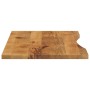 Tablero escritorio con curva madera mango rugosa 110x50x2,5 cm de , Tableros para mesas - Ref: Foro24-370210, Precio: 58,66 €...
