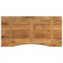 Tablero escritorio con curva madera mango rugosa 140x50x2,5 cm de , Tableros para mesas - Ref: Foro24-370212, Precio: 103,07 ...