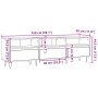 Mueble de TV madera de ingeniería roble artisan 150x30x44,5 cm de , Muebles TV - Ref: Foro24-857188, Precio: 116,73 €, Descue...