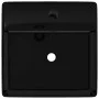 Lavabo de cerámica con agujero para grifo/desagüe cuadrado negro by , Sinks - Ref: Foro24-141922, Price: 68,61 €, Discount: %
