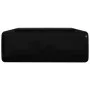 Lavabo de cerámica con agujero para grifo/desagüe cuadrado negro by , Sinks - Ref: Foro24-141922, Price: 68,61 €, Discount: %