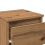 Mesita de noche madera de ingeniería roble artisan 30x30x40 cm de , Mesitas de noche - Ref: Foro24-855848, Precio: 44,59 €, D...