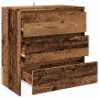 Aparador de madera de ingeniería envejecida 70x41x75 cm de , Aparadores - Ref: Foro24-856778, Precio: 99,80 €, Descuento: %