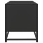 Mueble de TV madera de ingeniería y metal negro 80x34,5x40 cm de , Muebles TV - Ref: Foro24-848824, Precio: 52,61 €, Descuent...