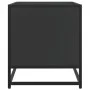 Mueble de TV madera de ingeniería y metal negro 61x40x46 cm de , Muebles TV - Ref: Foro24-848879, Precio: 45,04 €, Descuento: %