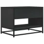 Mueble de TV madera de ingeniería y metal negro 61x40x46 cm de , Muebles TV - Ref: Foro24-848879, Precio: 45,04 €, Descuento: %