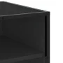 Mueble de TV madera de ingeniería y metal negro 61x40x46 cm de , Muebles TV - Ref: Foro24-848879, Precio: 45,04 €, Descuento: %