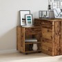 Armario con ruedas madera de ingeniería envejecida 46x36x59 cm de , Taquillas y armarios de almacenamiento - Ref: Foro24-8566...