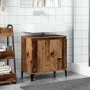 Mueble de lavabo madera de ingeniería envejecida 58x33x60 cm de , Tocadores de baño - Ref: Foro24-857117, Precio: 53,16 €, De...