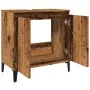Mueble de lavabo madera de ingeniería envejecida 58x33x60 cm de , Tocadores de baño - Ref: Foro24-857117, Precio: 53,16 €, De...