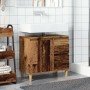 Armario de lavabo baño madera ingeniería envejecida 65x33x60 cm de , Tocadores de baño - Ref: Foro24-857120, Precio: 75,13 €,...