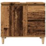 Armario de lavabo baño madera ingeniería envejecida 65x33x60 cm de , Tocadores de baño - Ref: Foro24-857120, Precio: 75,13 €,...