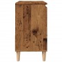 Armario de lavabo baño madera ingeniería envejecida 65x33x60 cm de , Tocadores de baño - Ref: Foro24-857120, Precio: 75,13 €,...
