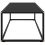 Mesa de centro negra con vidrio negro 120x50x35 cm de vidaXL, Mesas de centro - Ref: Foro24-322884, Precio: 88,23 €, Descuent...