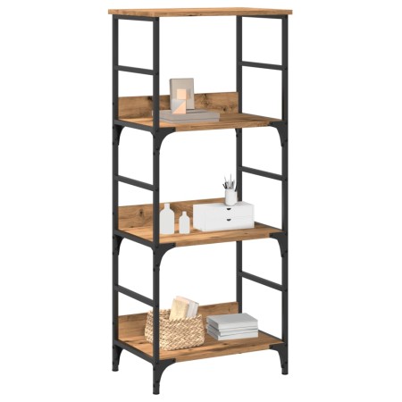 Estantería de madera de ingeniería roble artisan 50x33x117,5 cm de , Estanterías - Ref: Foro24-857467, Precio: 67,38 €, Descu...