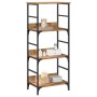 Estantería de madera de ingeniería roble artisan 50x33x117,5 cm de , Estanterías - Ref: Foro24-857467, Precio: 67,38 €, Descu...