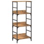 Estantería de madera de ingeniería roble artisan 50x33x117,5 cm de , Estanterías - Ref: Foro24-857467, Precio: 67,38 €, Descu...