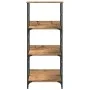 Estantería de madera de ingeniería roble artisan 50x33x117,5 cm de , Estanterías - Ref: Foro24-857467, Precio: 65,65 €, Descu...
