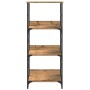 Estantería de madera de ingeniería roble artisan 50x33x117,5 cm de , Estanterías - Ref: Foro24-857467, Precio: 67,38 €, Descu...