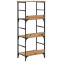 Estantería de madera de ingeniería roble artisan 50x33x117,5 cm de , Estanterías - Ref: Foro24-857467, Precio: 67,38 €, Descu...