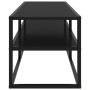 Mueble para TV negro con vidrio negro 120x40x40 cm de vidaXL, Muebles TV - Ref: Foro24-322860, Precio: 120,20 €, Descuento: %