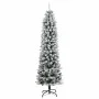 Árbol de Navidad artificial con 150 LEDs y nieve flocada 150 cm de , Arboles de navidad - Ref: Foro24-3315769, Precio: 79,92 ...