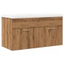 Mueble de baño con lavabo integrado roble artisan de , Muebles de baño - Ref: Foro24-3328586, Precio: 234,85 €, Descuento: %