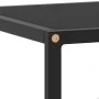 Mueble para TV negro con vidrio negro 120x40x40 cm de vidaXL, Muebles TV - Ref: Foro24-322860, Precio: 122,33 €, Descuento: %