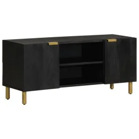 Mueble de TV madera de ingeniería negro 105x33x46 cm de , Almacenamiento para CD y DVD - Ref: Foro24-4017648, Precio: 97,68 €...
