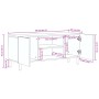 Mueble de TV madera de ingeniería negro 105x33x46 cm de , Almacenamiento para CD y DVD - Ref: Foro24-4017648, Precio: 98,93 €...