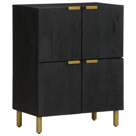 Aparador de madera de ingeniería negro 60x33x75 cm de , Almacenamiento para CD y DVD - Ref: Foro24-4017674, Precio: 106,13 €,...