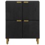 Aparador de madera de ingeniería negro 60x33x75 cm de , Almacenamiento para CD y DVD - Ref: Foro24-4017674, Precio: 106,13 €,...