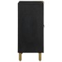 Aparador de madera de ingeniería negro 60x33x75 cm de , Almacenamiento para CD y DVD - Ref: Foro24-4017674, Precio: 106,13 €,...